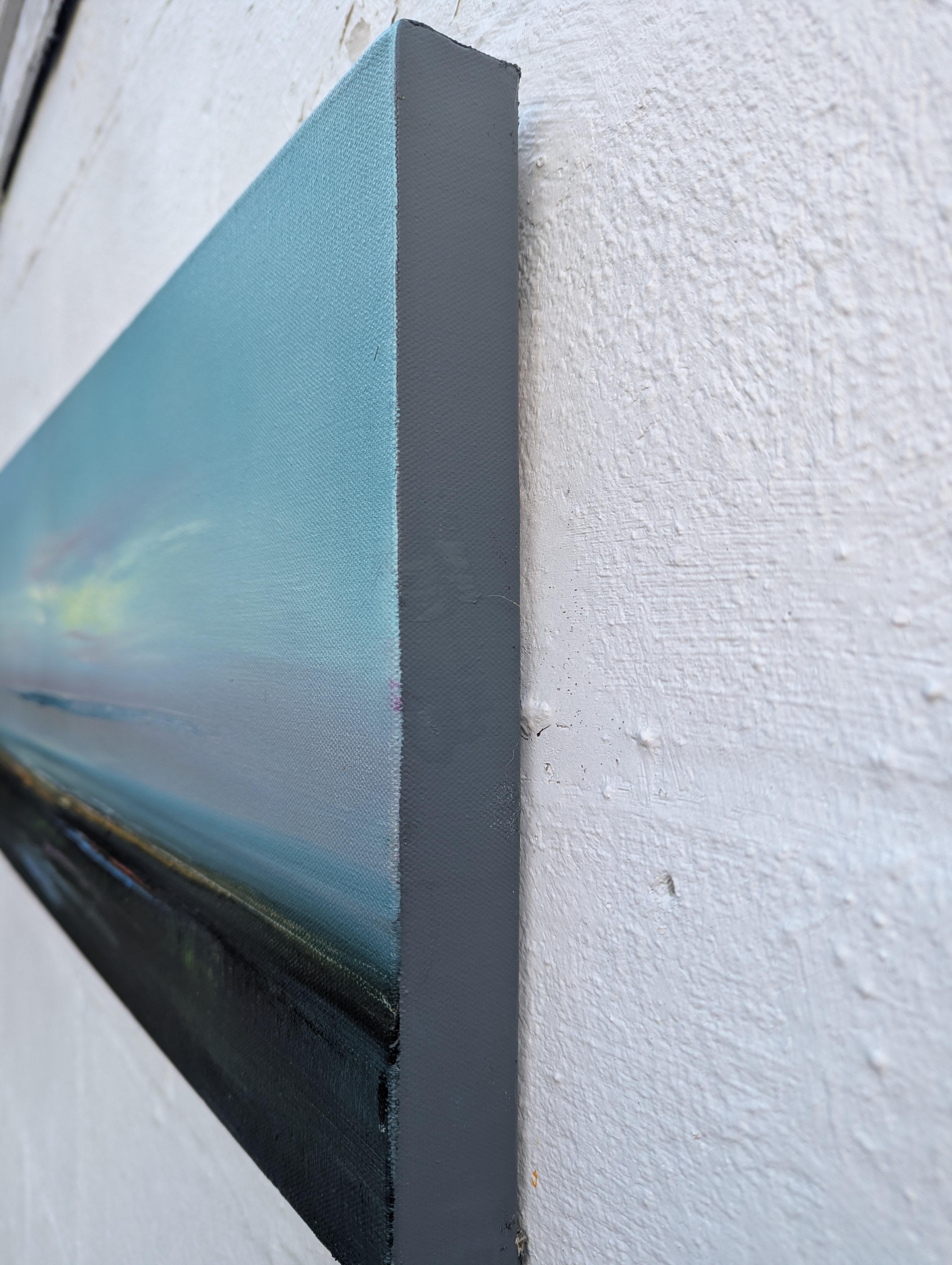 Splendeur du soir, peinture à l'huile - Expressionniste Art par George Peebles