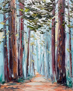 The Light Walked With Me, Oil Painting