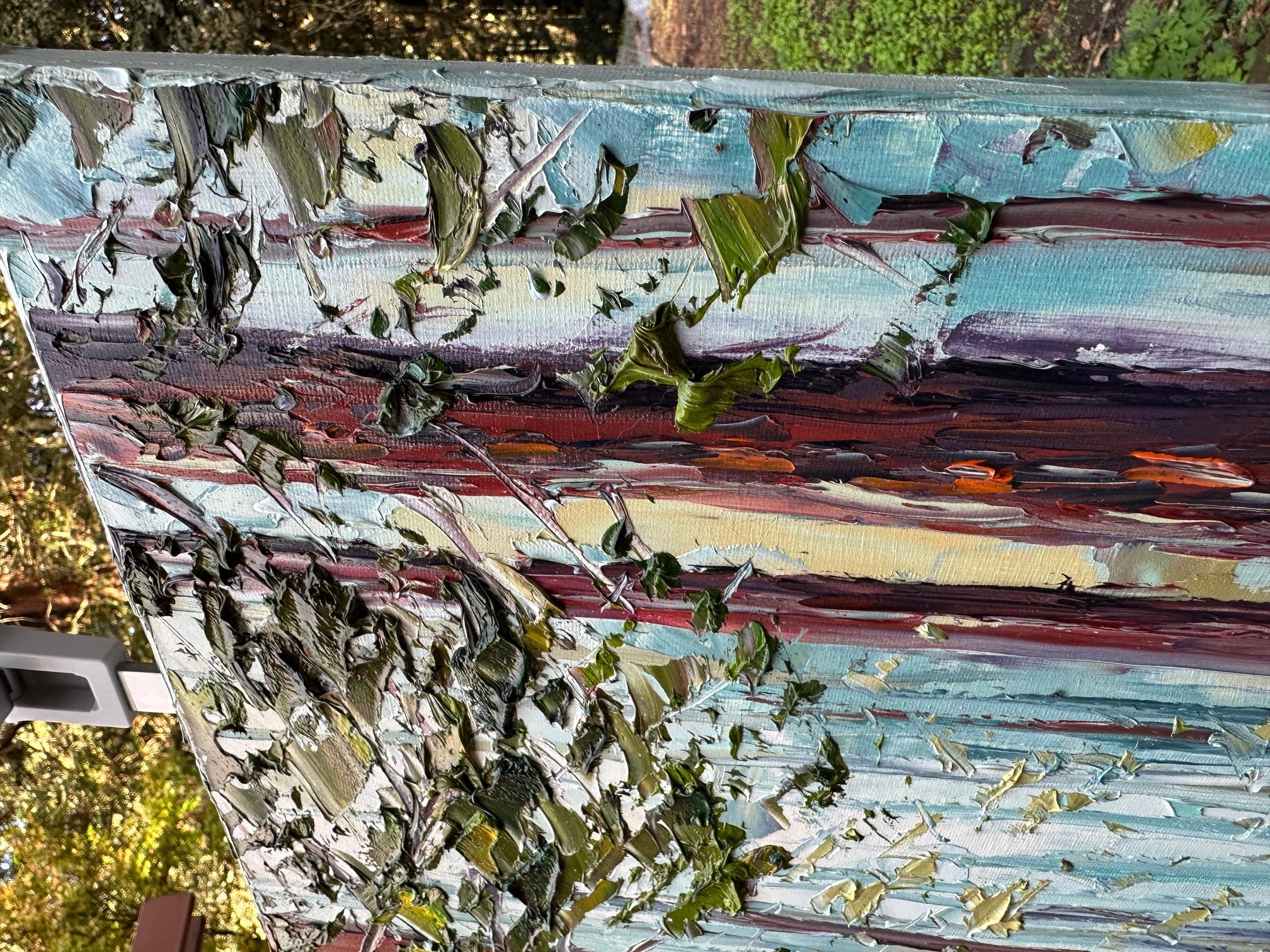 The Light Walked With Me, peinture à l'huile en vente 1