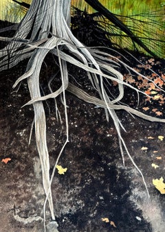 Racines entrelacées, peinture originale