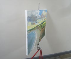 Au-dessus de la plage, peinture originale