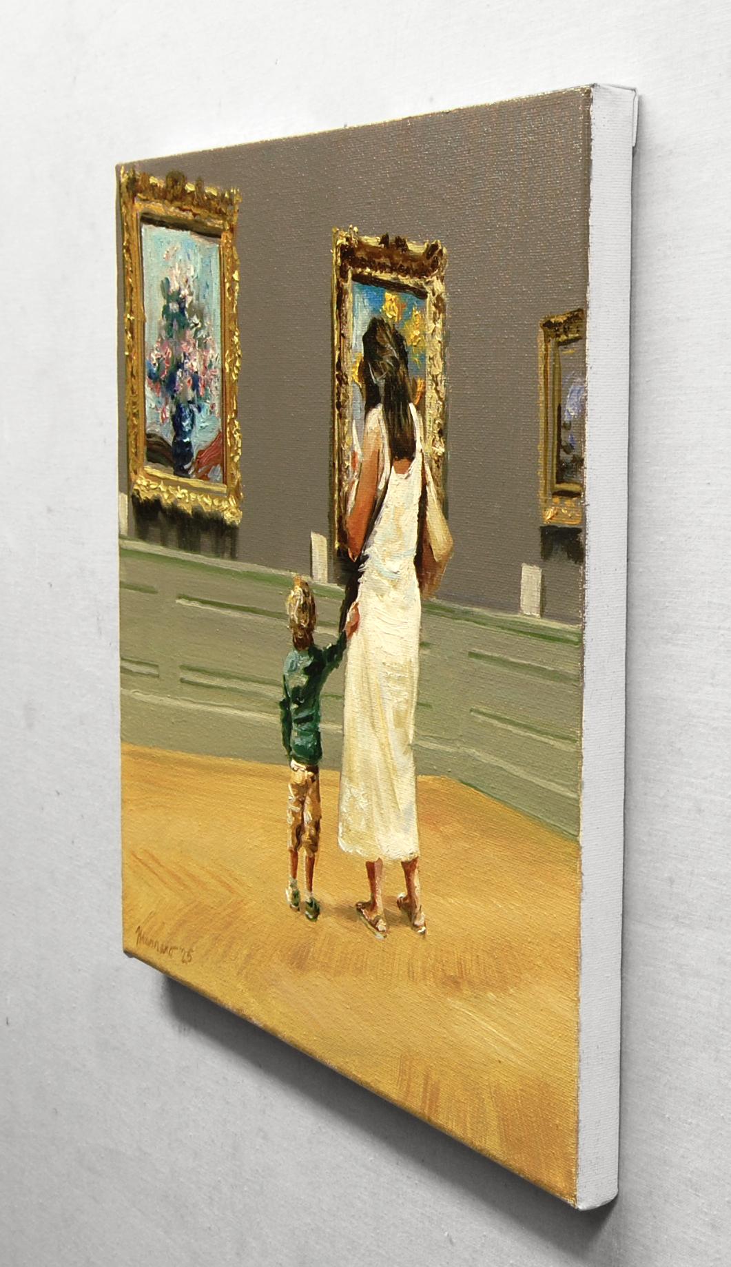 Museum Explorers, Oil Painting - Impressionist Art by Onelio Marrero