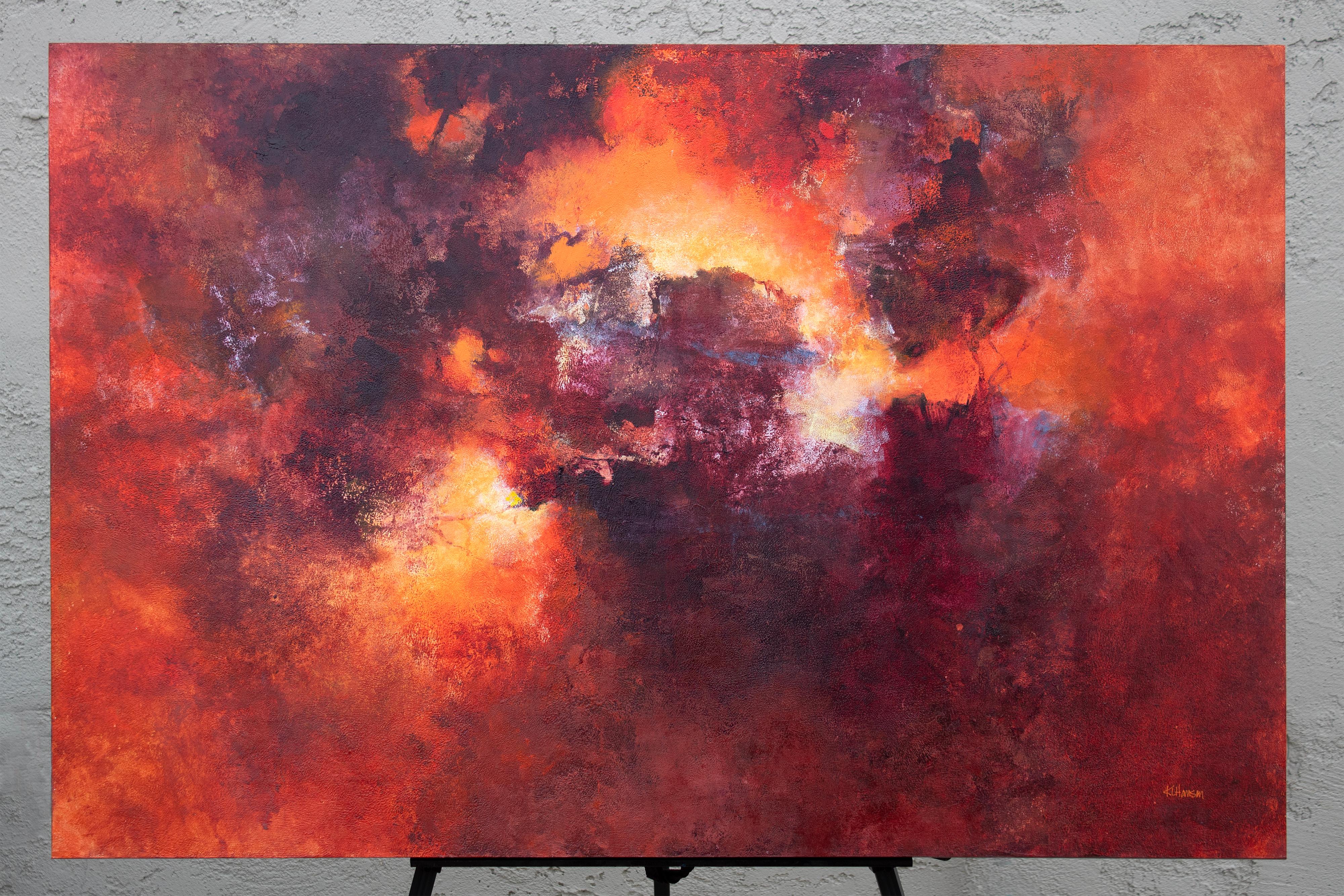 Sunnestanden, peinture originale - Impressionnisme Painting par Karen Hansen