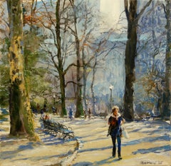 Piggy Back, Oil Painting