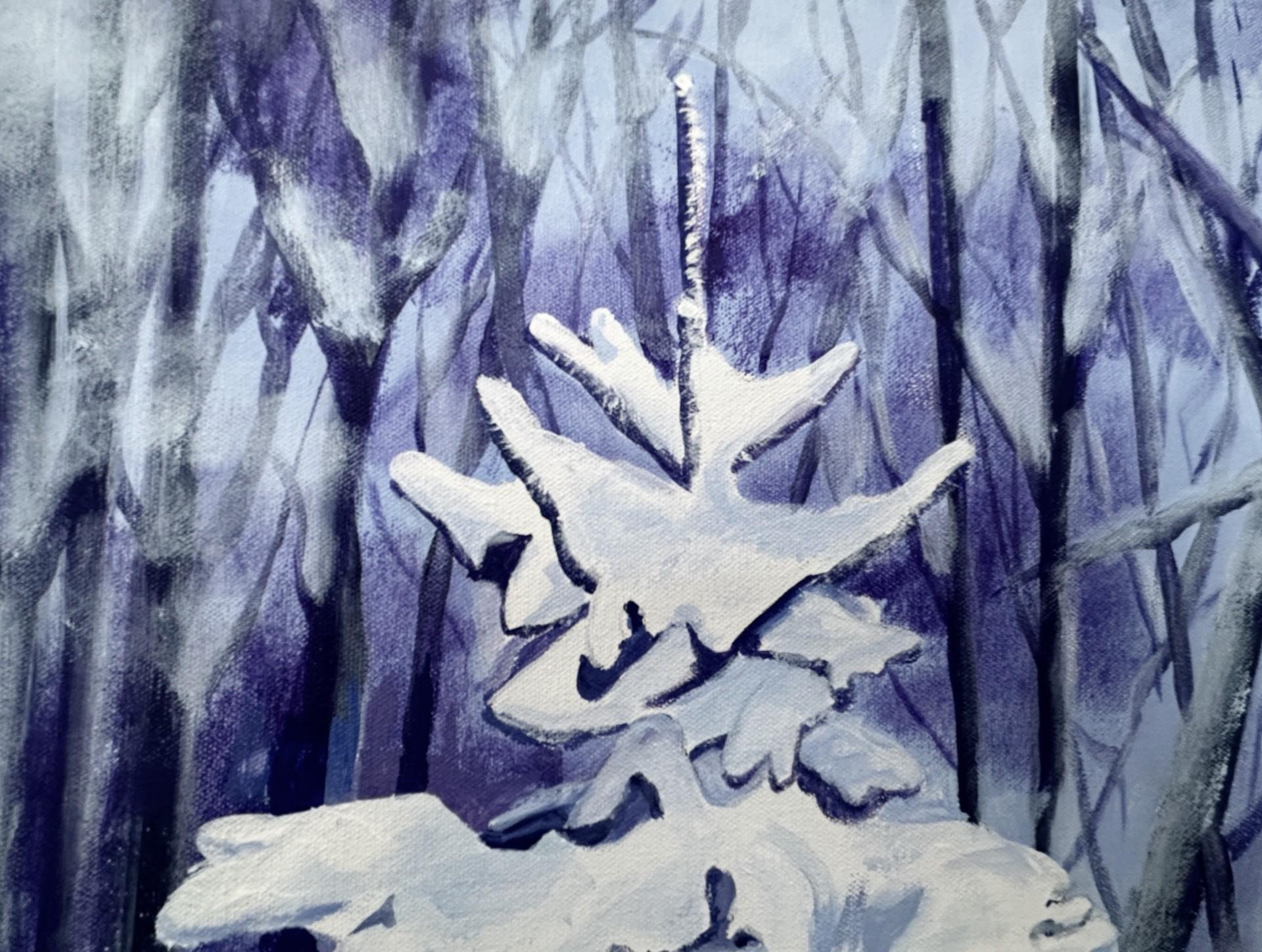 Fresh Snow, Original Painting en vente 1