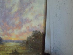 Une danse délicate, peinture à l'huile