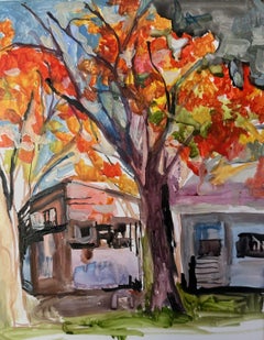 Love for Fall In Cold Spring, NY, Original Painting