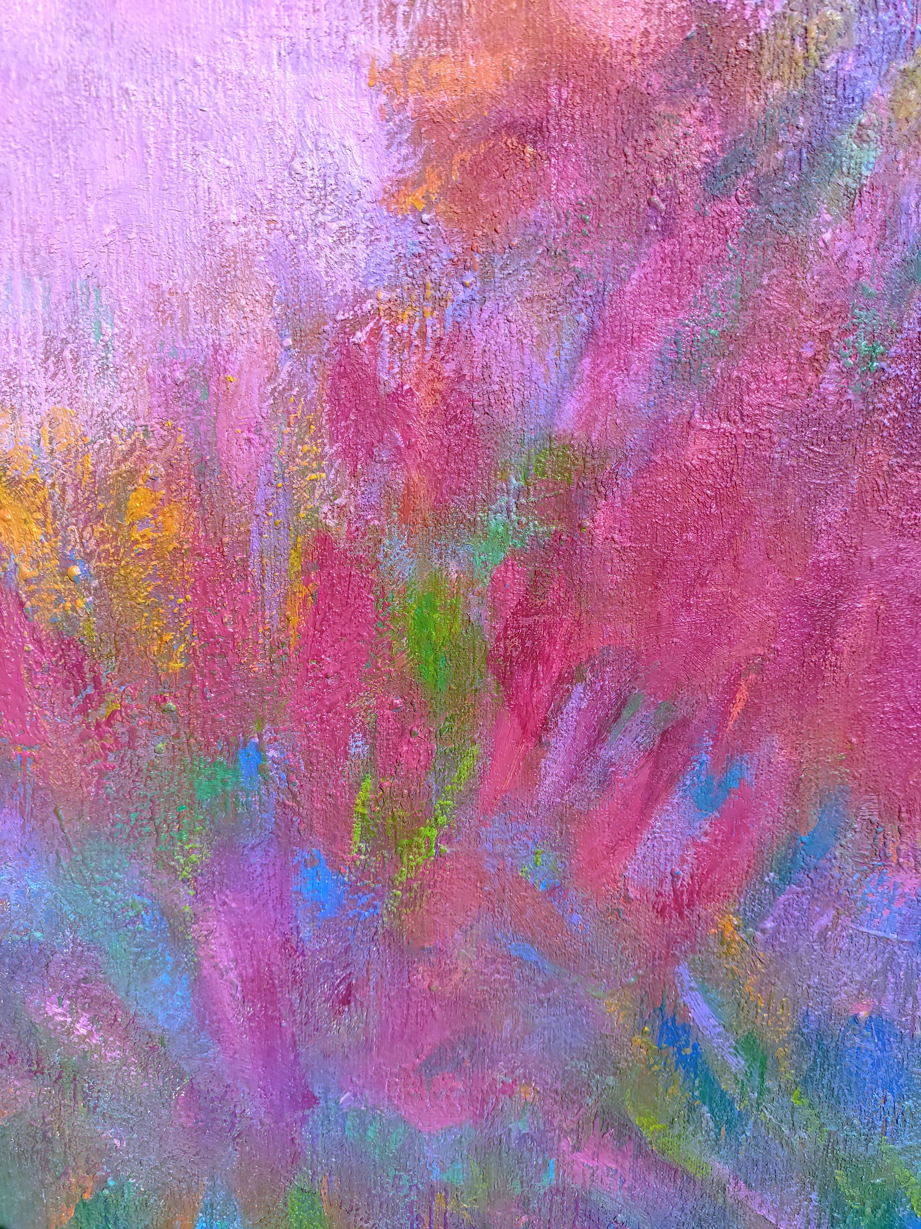 Pagode, peinture à l'huile en vente 1