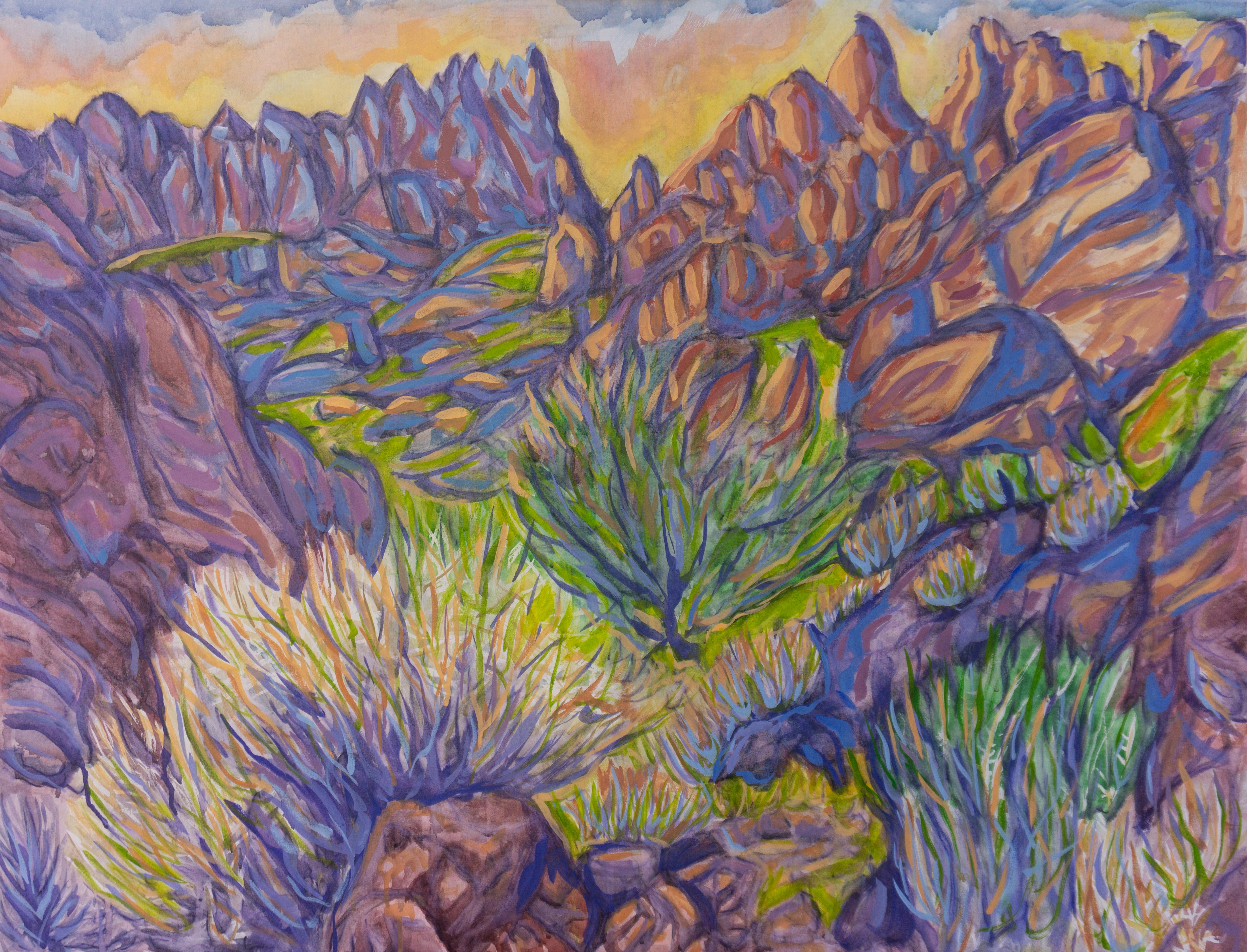 Evening in the Canyon, Original Painting