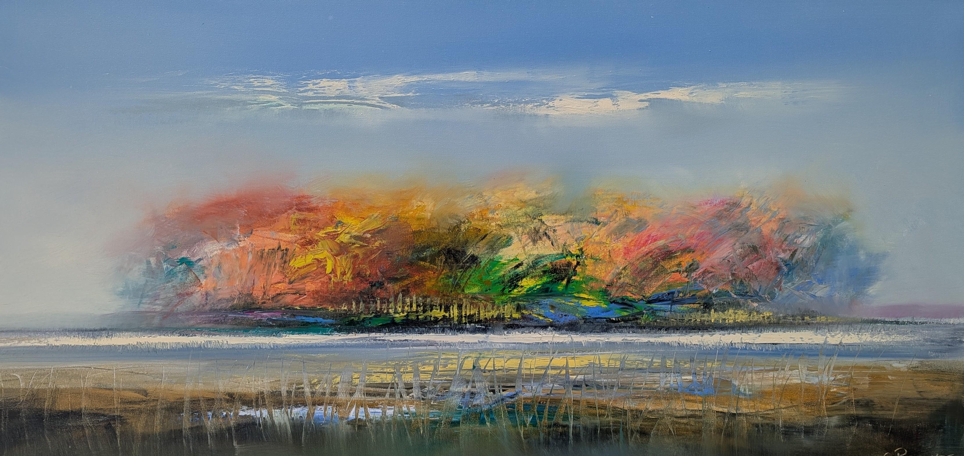 Backyard, Oil Painting