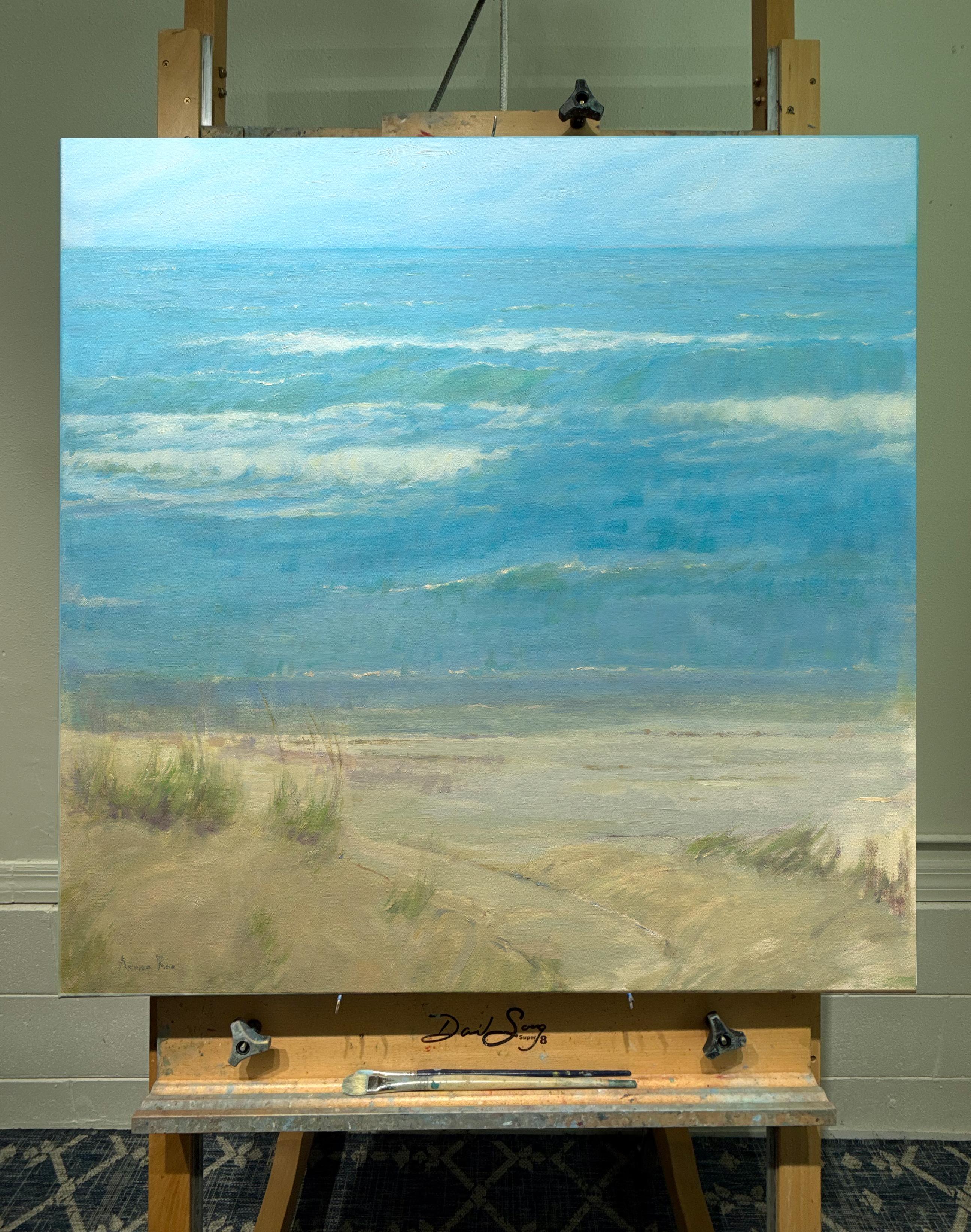 Aruna Rao - Beckoning Sea, Oil Painting For Sale at 1stDibs
