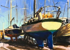 Easton Dry Dock, Oil Painting