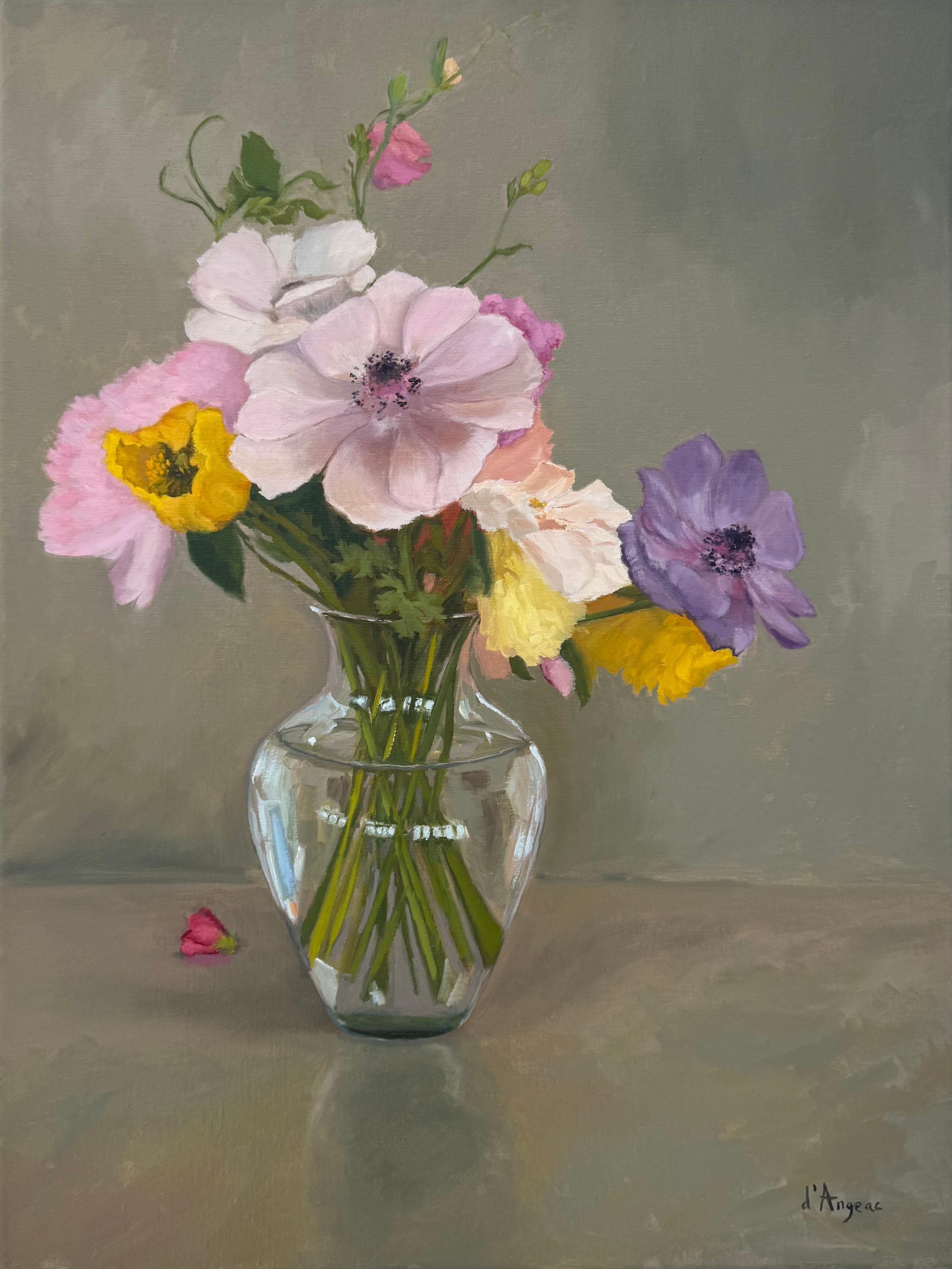 Spring Bouquet, Oil Painting - Art by Karen d’Angeac Mihm