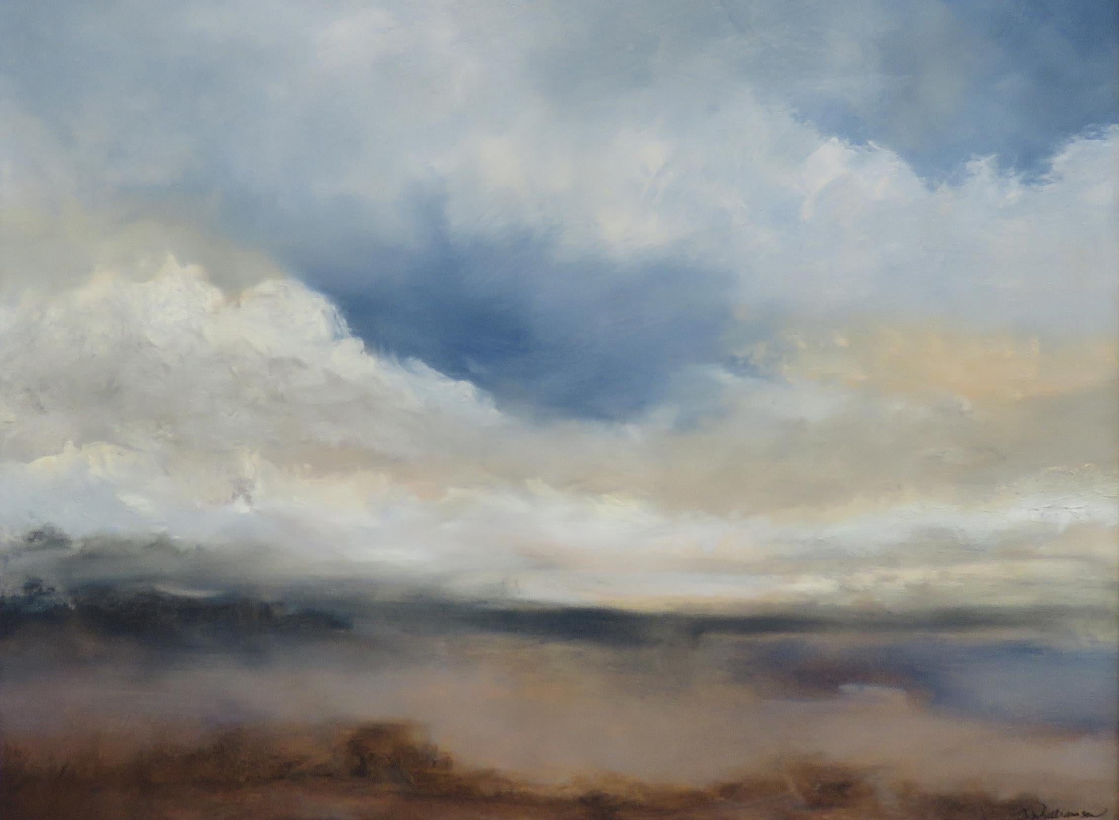 Landscape Painting di Jenn Williamson - Guiding Light, Oil Painting