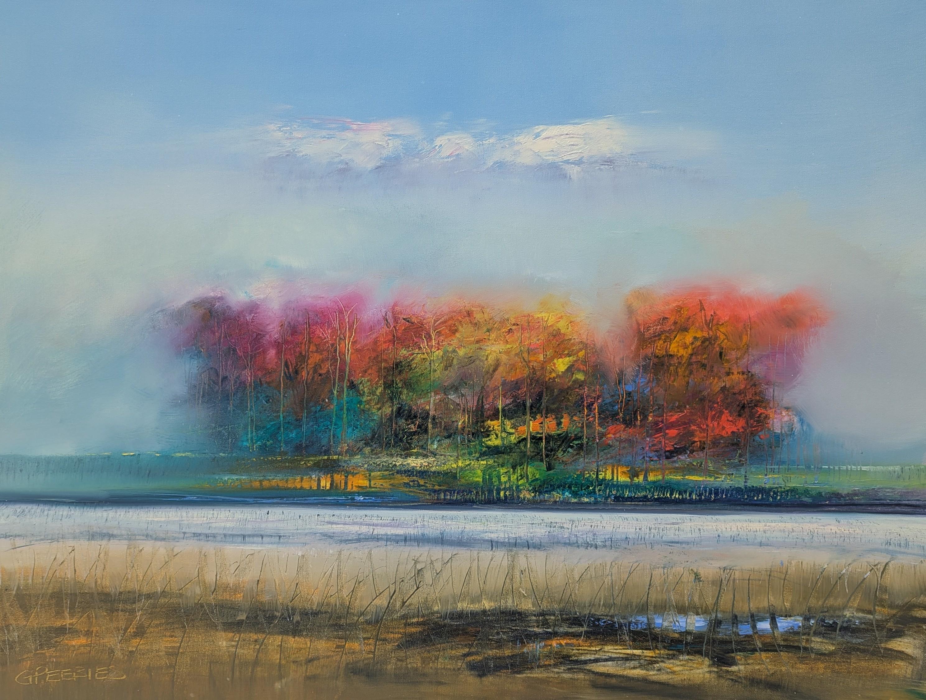 Colorful Day, Oil Painting