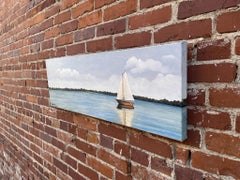 Sailboat, Oil Painting
