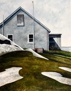 Solitudine costiera, dipinto originale