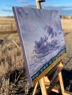 Cielos de ciruela, Pintura original