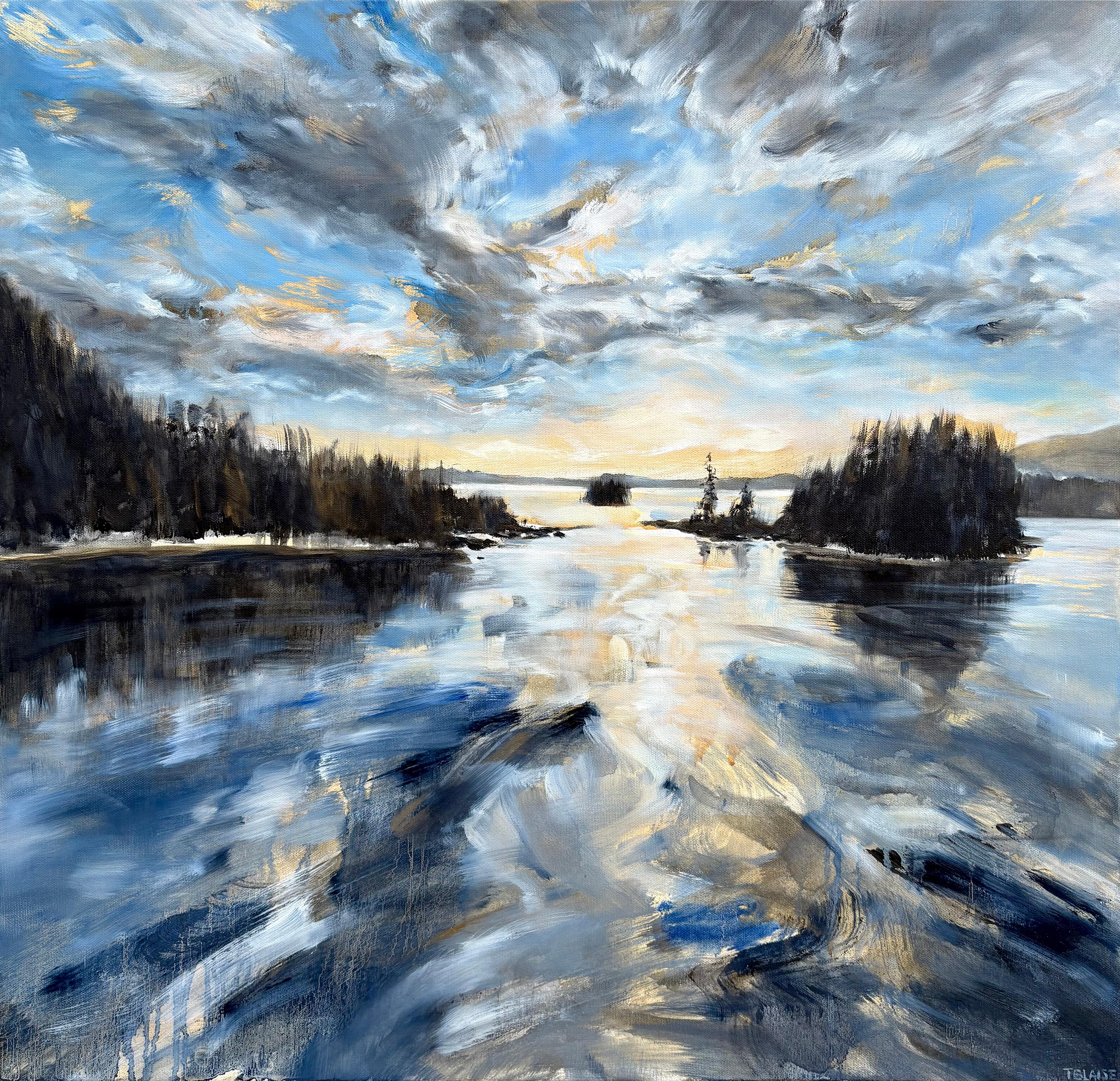 Isles of Passing Light, Oil Painting