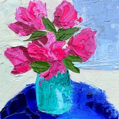 Contare su di te, pittura a olio