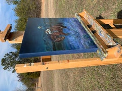 Midnight Rider, Oil Painting