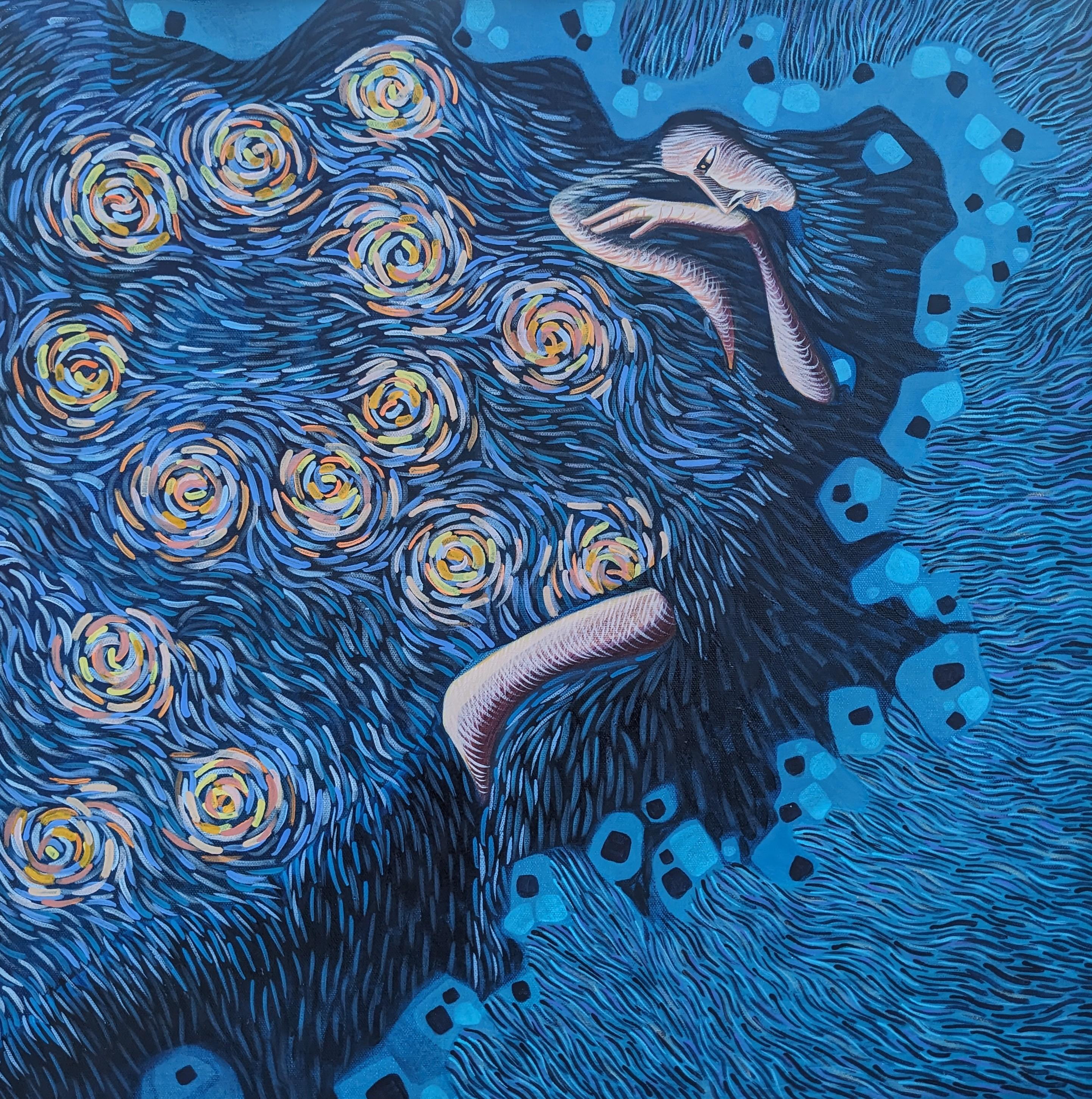 Holding up to Memories, Original Painting