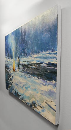 Where the Fire Is Safe, Oil Painting