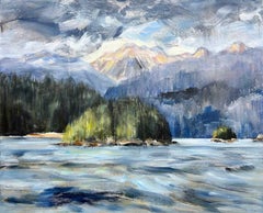 Paddling the Bay, Oil Painting