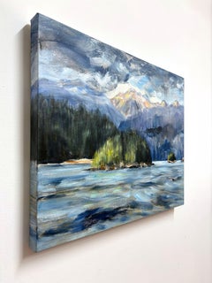 Paddling the Bay, Oil Painting