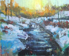 Winter Brook, Original Painting