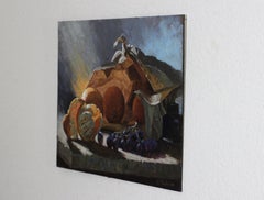 Radiant Backdraft, Oil Painting