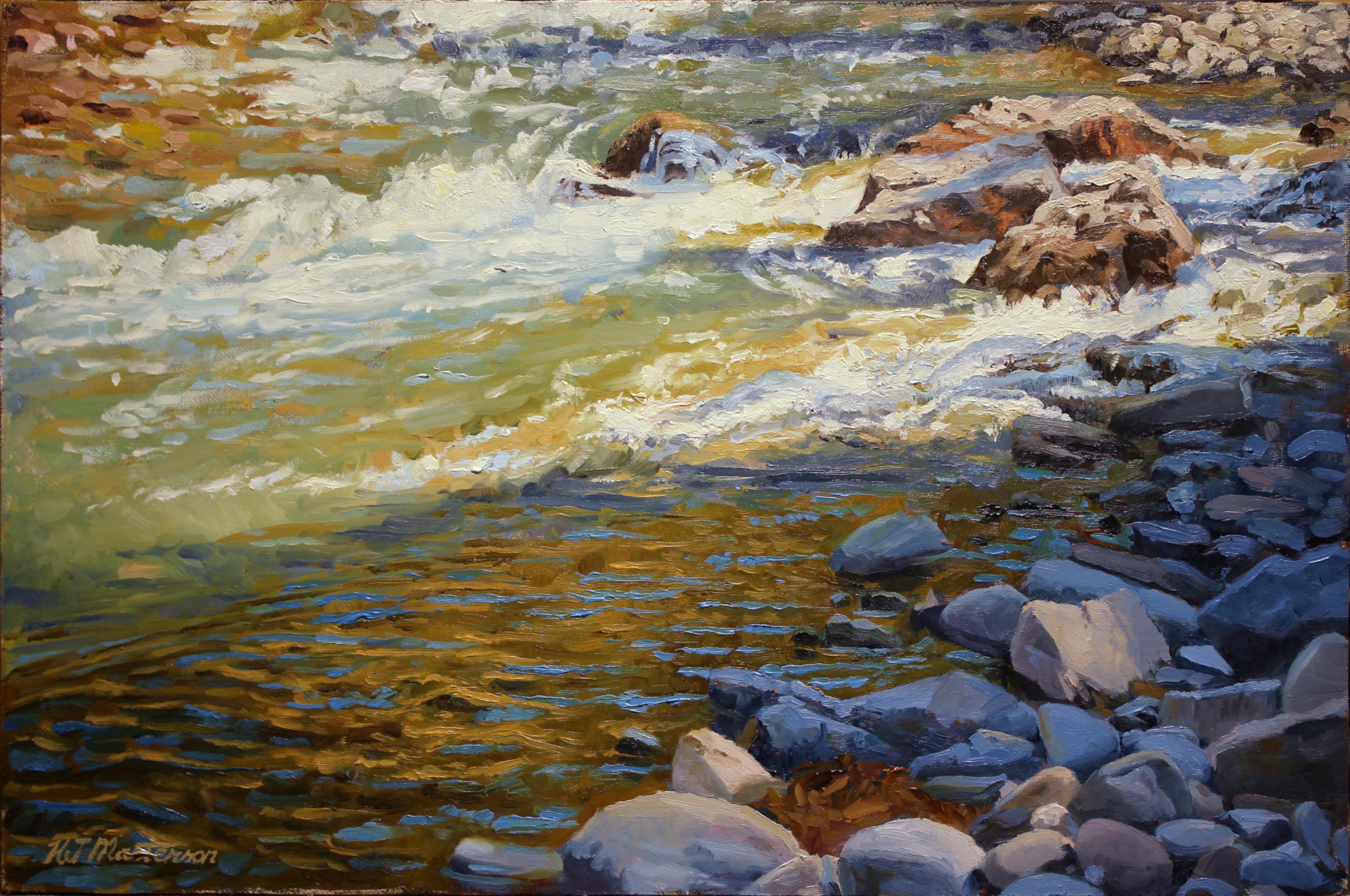 Fall Reflections, Oil Painting - Art by Hugh Masterson