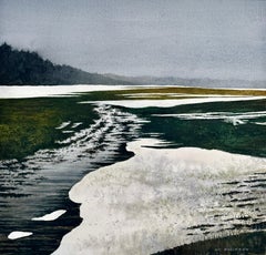 Tierra emergente, Pintura original