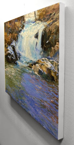 Deuxième cascade à Boonton, peinture à l'huile