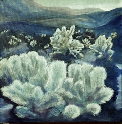Cactus Cholla, Pittura a olio