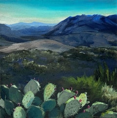 Mele cactus, Pittura a olio