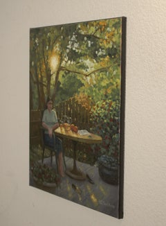Home from the Office, Oil Painting