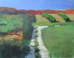 Downhill Path, Provence, Original Painting