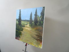 Camino tranquilo, Provenza, Pintura original