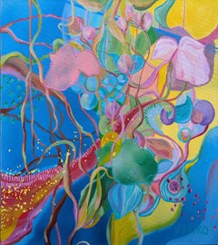 Métamorphose émotionnelle 11 : Lignes d'illusion, peinture originale