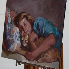 Kitty Comfort, Oil Painting