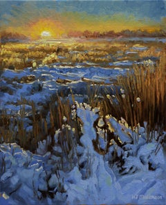 Frozen Amber, Oil Painting