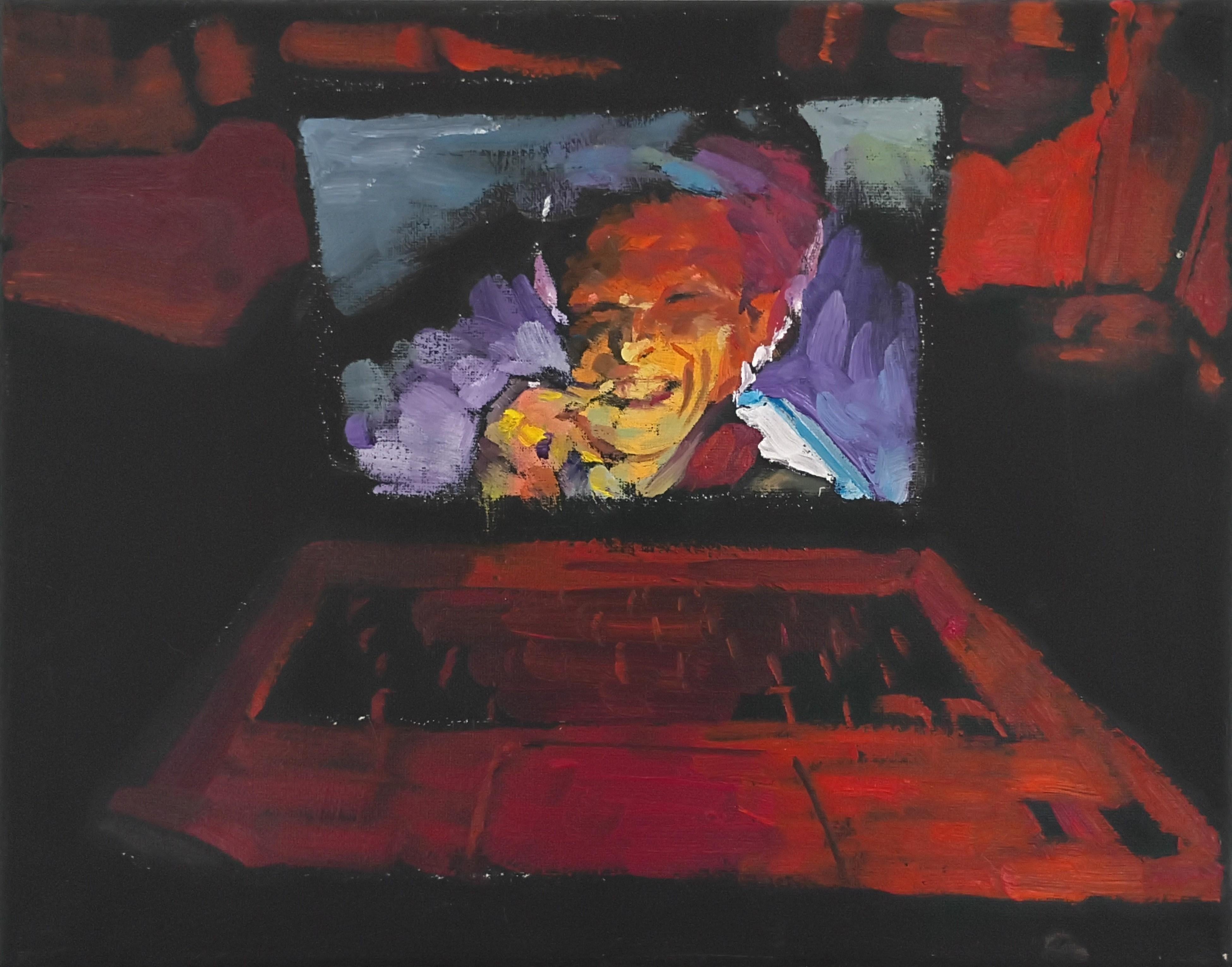 Jane Thorn Still-Life Painting - The Devil, Oil Painting