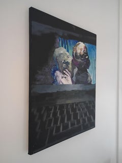 La faim, peinture à l'huile