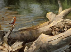 Waiting for a Fly, Oil Painting