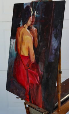 No Looking Back, Oil Painting