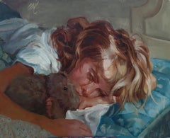 My Favorite Bear, Oil Painting