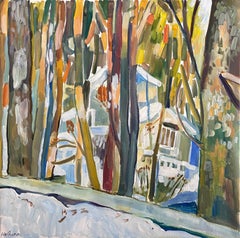 Sunlight on Trees, Original Painting
