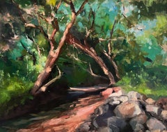 Green Hollow at Blue Spruce, Oil Painting