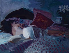Soliloquy In Blue_, Oil Painting